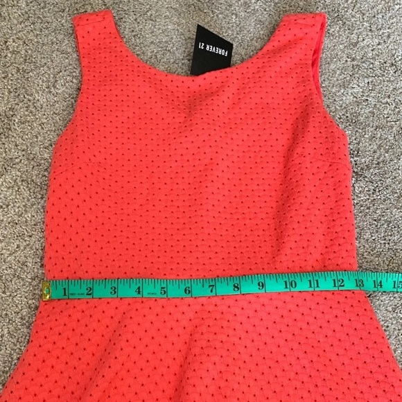 New Eyelet Bright Coral Dress - Picture 4 of 11